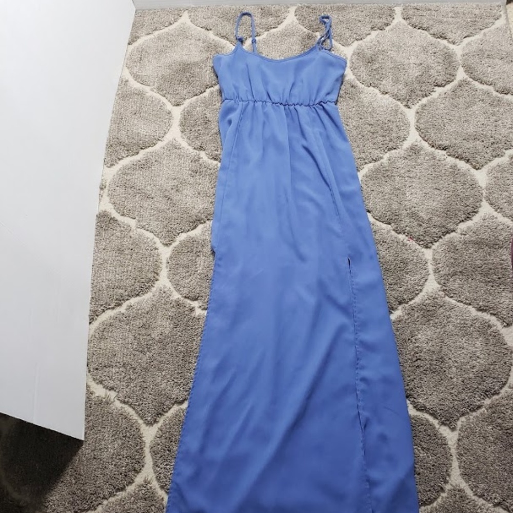 MINKPINK Maxi Sleeveless Dress Indigo Size Small